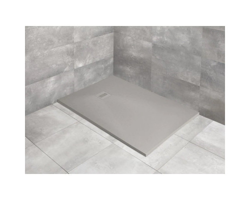 Заказать Поддон из литого мрамора 140x80 см Radaway Kyntos F Cemento HKF14080-74 в магазине сантехники Santeh-Crystal.ru