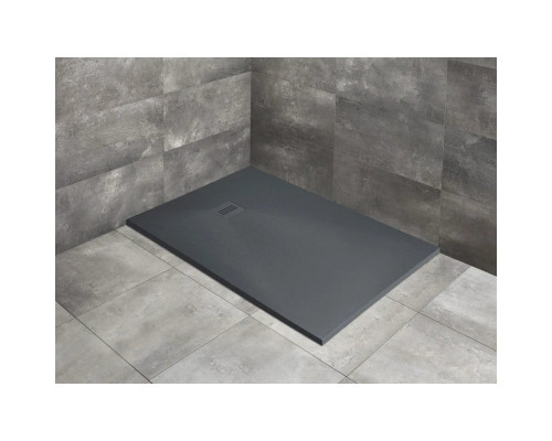 Заказать Поддон из литого мрамора 160x70 см Radaway Kyntos F Anthracite HKF16070-64 в магазине сантехники Santeh-Crystal.ru