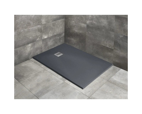 Заказать Поддон из литого мрамора 160x70 см Radaway Kyntos F Anthracite HKF16070-64 в магазине сантехники Santeh-Crystal.ru