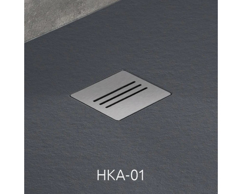 Заказать Поддон из литого мрамора 160x70 см Radaway Kyntos F Anthracite HKF16070-64 в магазине сантехники Santeh-Crystal.ru