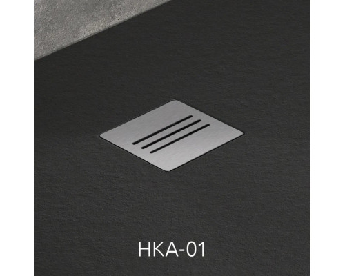 Купить Поддон из литого мрамора 100x70 см Radaway Kyntos F Black HKF10070-54 в магазине сантехники Santeh-Crystal.ru