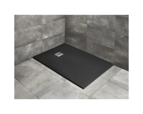 Приобрести Поддон из литого мрамора 130x90 см Radaway Kyntos F Black HKF13090-54 в магазине сантехники Santeh-Crystal.ru
