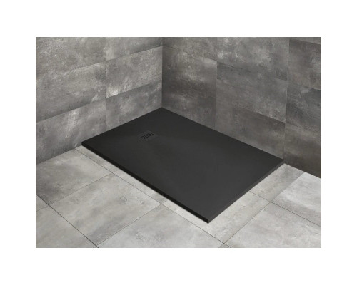 Купить Поддон из литого мрамора 160x90 см Radaway Kyntos F Black HKF16090-54 в магазине сантехники Santeh-Crystal.ru