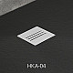 Приобрести Поддон из литого мрамора 180x80 см Radaway Kyntos F Black HKF18080-54 в магазине сантехники Santeh-Crystal.ru