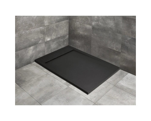 Заказать Поддон из литого мрамора 160x70 см Radaway Teos F Black HTF16070-54 в магазине сантехники Santeh-Crystal.ru