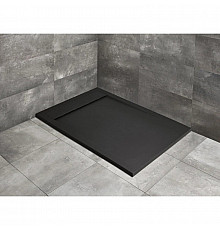 Поддон из литого мрамора 160x100 см Radaway Teos F Black HTF160100-54
