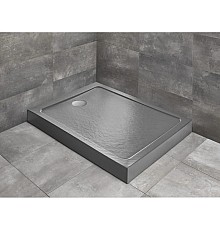 Акриловый поддон 100x70 см Radaway Doros F Compact Stone Anthracite SDRFP1070-05-64S