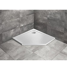 Акриловый поддон 100x100 см Radaway Doros PT Stone White SDRPT1010-01-04S