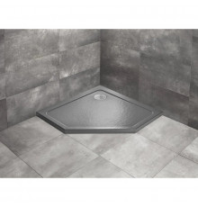 Акриловый поддон 90x90 см Radaway Doros PT Stone Anthracite SDRPT9090-01-64S