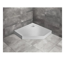 Акриловый поддон 90x90 см Radaway Doros PT Compact Stone White SDRPTP9090-05-04S