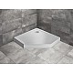 Заказать Акриловый поддон 100x100 см Radaway Doros PT Compact Stone White SDRPT1010-05-04S в магазине сантехники Santeh-Crystal.ru