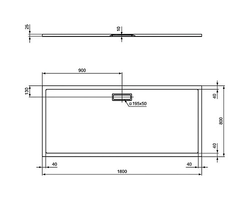 Santeh-Crystal.ru: Акриловый поддон 180x80 см Ideal Standard Ultra Flat New T4473V1 Купить Акриловый поддон 180x80 см Ideal Standard Ultra Flat New T4473V1 в магазине сантехники Santeh-Crystal.ru