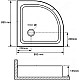 Заказать Акриловый поддон 89,5x89,5 см Grossman Pragma PR-ST-90 в магазине сантехники Santeh-Crystal.ru
