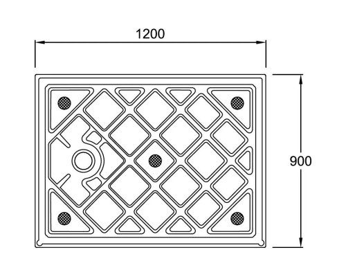Заказать Керамический поддон 120х90 см Jacob Delafon Kyreo ENP903-00 в магазине сантехники Santeh-Crystal.ru