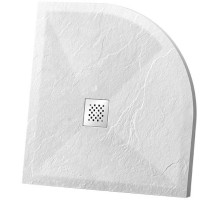 Душевой поддон из литого мрамора 100х100 см Vincea VST-4SQ1010W