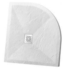 Душевой поддон из литого мрамора 100х100 см Vincea VST-4SQ1010W