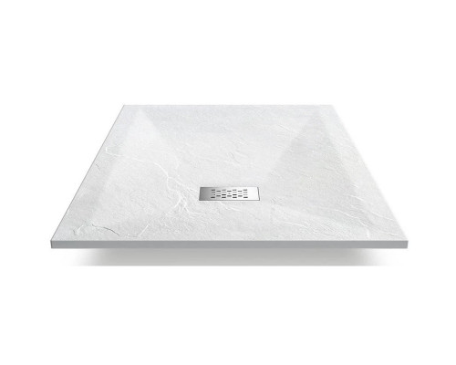 Купить Душевой поддон из литого мрамора 90х90 см Vincea VST-4SR9090W в магазине сантехники Santeh-Crystal.ru