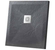 Душевой поддон из литого мрамора 90х90 см Vincea VST-4SR9090A