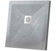 Душевой поддон из литого мрамора 90х90 см Vincea VST-4SR9090G