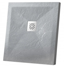 Душевой поддон из литого мрамора 90х90 см Vincea VST-4SR9090G