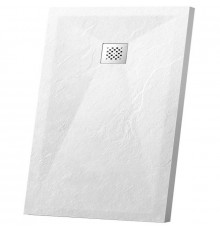 Душевой поддон из литого мрамора 100х90 см Vincea VST-4SR9010W