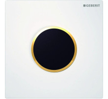 Система электронного управления смывом писсуара, питание от сети, защитная крышка типа 10 Geberit белый/позолота 116.025.KK.1
