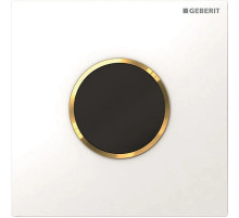 Система электронного управления смывом писсуара, питание от батарей, защитная крышка типа 10 Geberit белый/позолота 116.035.KK.1