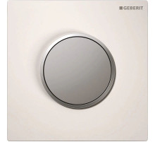 Система пневматического управления смывом писсуара, смывная клавиша типа 10 Geberit белый/матовый хром/матовый хром 116.015.KL.1