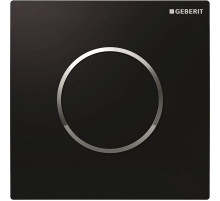 Система пневматического управления смывом писсуара, смывная клавиша типа 10 Geberit черный/глянцевый хром/черный 116.015.KM.1