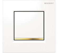 Система пневматического управления смывом писсуара, смывная клавиша типа 30 Geberit белый/позолота/белый 116.017.KK.1