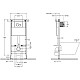 Купить Монтажный элемент для подвесного унитаза BelBagno BB097SET.R.CR в магазине сантехники Santeh-Crystal.ru