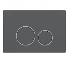 Кнопка смыва Vincea VFP-005GM для инсталляции, вороненая сталь/хром/вороненая сталь