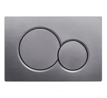 Кнопка смыва Vincea VFP-202GM для инсталляции, вороненая сталь