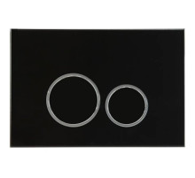 Кнопка смыва AltroBagno AltroBagnoPFP005DQ для инсталляции, черный матовый/хром/черный матовый