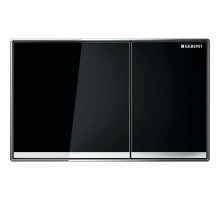 Смывная клавиша Geberit Sigma60 черное стекло для двойного смыва 115.640.SJ.1