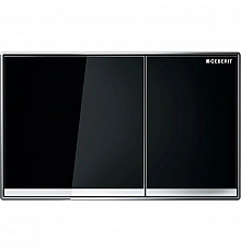 Смывная клавиша Geberit Sigma60 черное стекло для двойного смыва 115.640.SJ.1