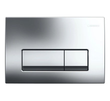 Смывная клавиша Geberit Delta51 глянцевый хром для двойного смыва 115.105.21.1