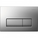 Смывная клавиша Geberit Delta51 матовый хром для двойного смыва 115.105.46.1