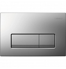 Смывная клавиша Geberit Delta51 матовый хром для двойного смыва 115.105.46.1