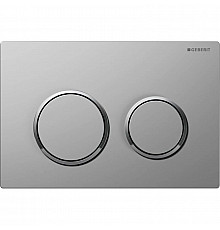 Смывная клавиша Geberit Omega20 матовый хром/глянцевый хром/матовый хром для двойного смыва 115.085.KN.1