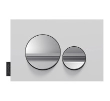 Кнопка смыва белый матовый/глянцевый хром Jacob Delafon E20859-CP-MWH