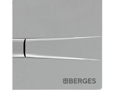 Приобрести Смывная клавиша Berges Novum F3 глянцевый хром 040053 в магазине сантехники Santeh-Crystal.ru
