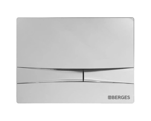 Приобрести Смывная клавиша Berges Novum F3 глянцевый хром 040053 в магазине сантехники Santeh-Crystal.ru
