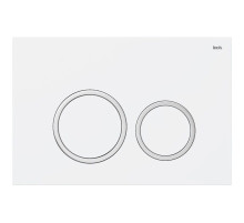 Смывная клавиша IDDIS Unifix белый матовый/глянцевый хром/белый матовый UNI03WCi77