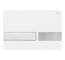 Смывная клавиша IDDIS Unifix белый матовый/глянцевый хром UNI06WCi77