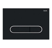 Смывная клавиша IDDIS Unifix черный матовый/глянцевый хром/черный матовый UNI71MBi77