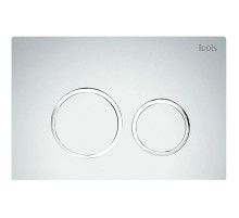 Смывная клавиша матовый хром для двойного смыва IDDIS Unifix UNI50M0I77