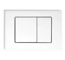 Смывная клавиша белый матовый для двойного смыва IDDIS Unifix UNI32MWI77