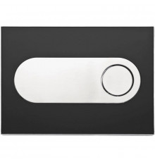 Смывная клавиша Pestan Onyx черный матовый/матовый хром 40006364