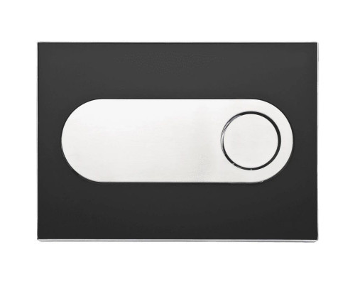 Заказать Смывная клавиша Pestan Onyx черный матовый/матовый хром 40006364 в магазине сантехники Santeh-Crystal.ru